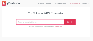 y2mate video to mp3 converter