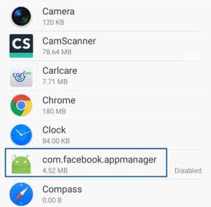 facebook app manager