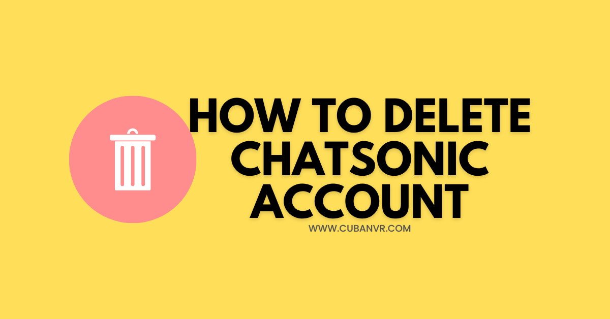 delete chatsonic account