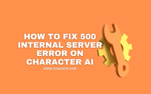 how to fix 500 internal server error on character ai