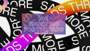 short bio for threads