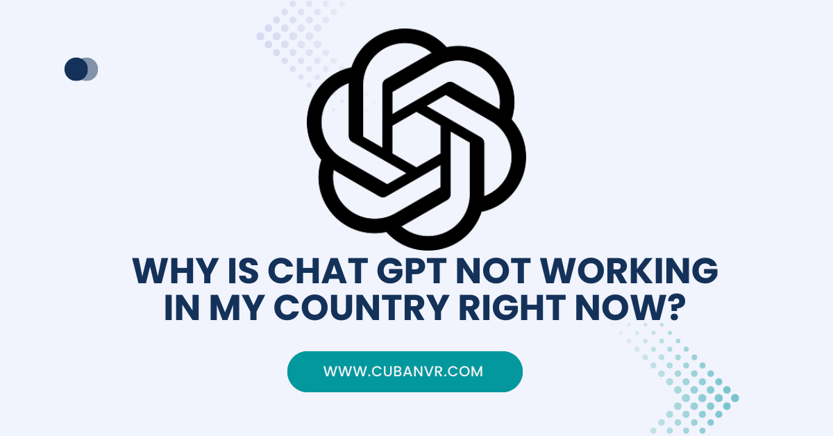 chatgpt not working in country