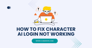 fix character ai login error