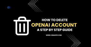 how to delete openai account